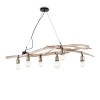 Suspension Bois Flotté DRIFTWOOD SP6 60W max IDEAL LUX 180922