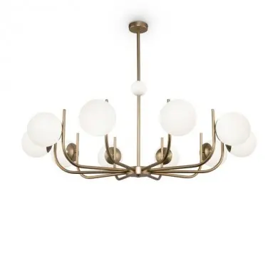 Suspension Rendez-vous Laiton Blanc 10xE14 40W MAYTONI MOD109PL-10BS