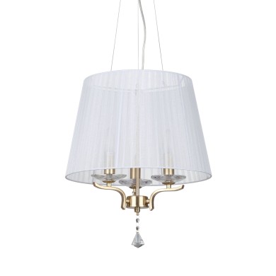Lustre PEGASO Laiton satiné E14 3x40W IDEAL LUX 197715