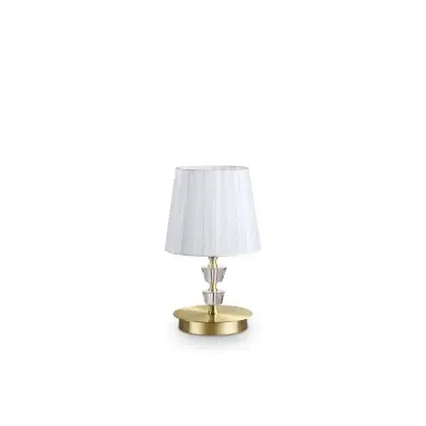 Lampe de table PEGASO Laiton satiné E14 1x40W IDEAL LUX 197753