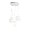 Suspension ORIGAMI Blanc E27 3x60W IDEAL LUX 198095