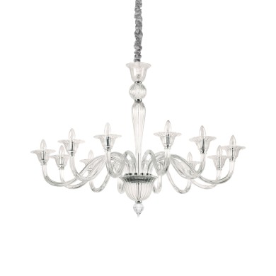 Lustre BRIGITTA Transparent E14 12x40W IDEAL LUX 199375