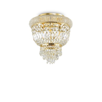 Plafonnier DUBAI Laiton E14 3x40W IDEAL LUX 200996