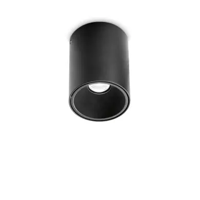 Plafonnier NITRO Noir LED 10W Rond IDEAL LUX 206004