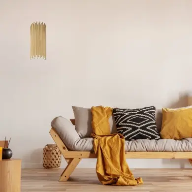 Applique Murale PAN Or E14 2x40W IDEAL LUX 208794