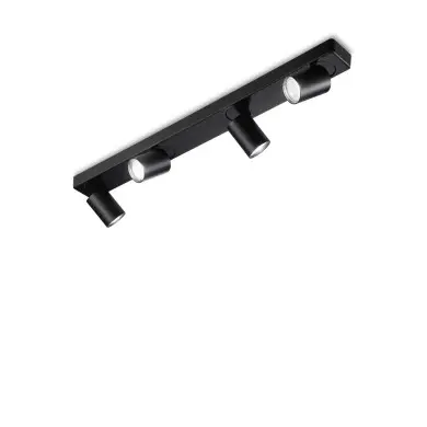 Plafonnier RUDY Noir 4xGU10 35W IDEAL LUX 229072