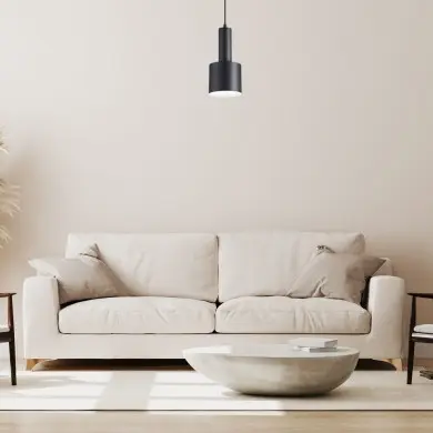 Suspension HOLLY Noir 1xE27 60W IDEAL LUX 231563