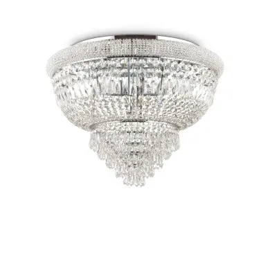 Plafonnier DUBAI Chromé 24xE14 40W IDEAL LUX 243566