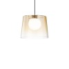Suspension Fade 1x15W G9 Ambré Laiton IDEAL LUX 271316
