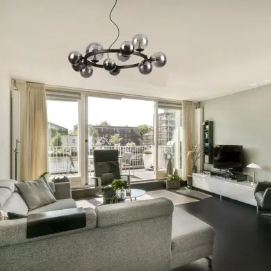 Suspension Perlage 11x15W G9 Noir IDEAL LUX 271392