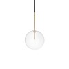 Suspension Boule Equinoxe 1x2W G4 Laiton D200 IDEAL LUX 277387