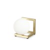 Lampe Boule Angolo 1x28W G9 Laiton IDEAL LUX 284361