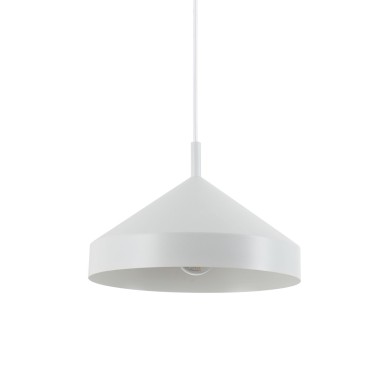 Suspension Yurta 1x60W E27 Blanc D300 IDEAL LUX 285153