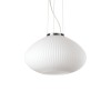 Suspension Plisse' 1x60W E27 Chromé H290 IDEAL LUX 285184