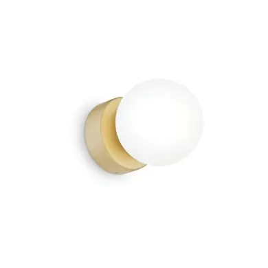 Applique Boule Perlage 1x15W G9 Laiton IDEAL LUX 292410