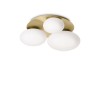 Plafonnier Boule Ninfea 3x15W GX53 Laiton IDEAL LUX 293660