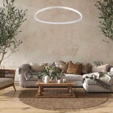 Suspension Gemini 1x80W LED Blanc IDEAL LUX 303895