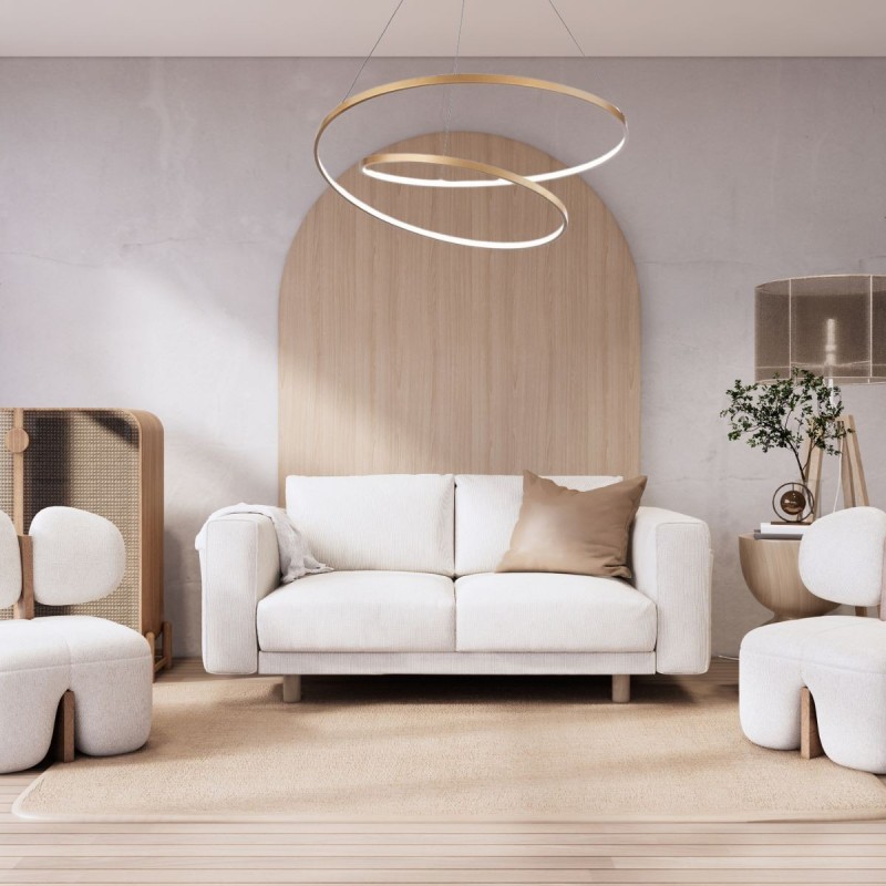 Suspension Oz 1x48W LED Laiton IDEAL LUX 304564