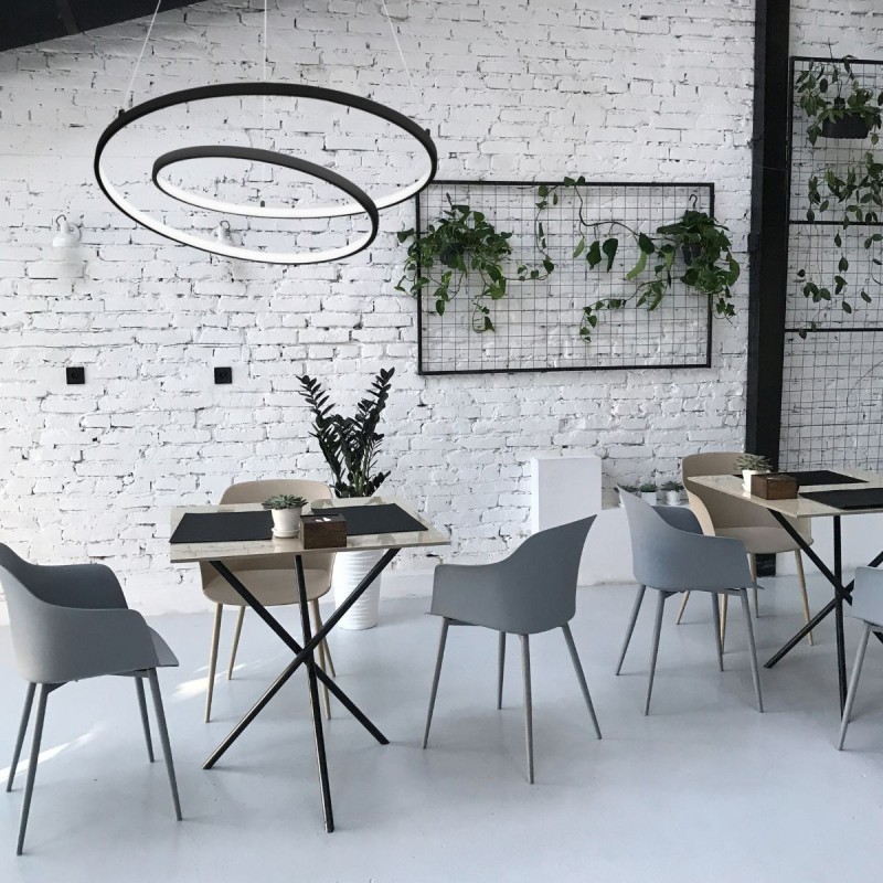 Suspension Oz 1x55W LED Noir IDEAL LUX 304588