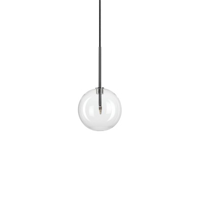 Suspension Boule Equinoxe 1x2W G4 Chromé D150 IDEAL LUX 306537