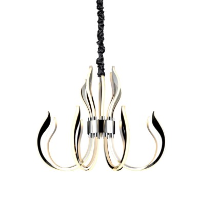 Suspension VERSAILLES Chromé  LED 1x155W MANTRA 5561