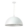 Suspension Design Magma 3x60W E27 Blanc Argenté FARO 28398