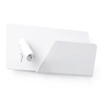 Applique Murale Suau Blanc Droite LED 3W + Port USB FARO 62122