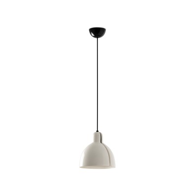 Suspension VENICE 1x15W E27 Noir Brillant Blanc Brillant FARO 64255