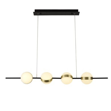 Suspension CUBA Or Noir 32W H120 MANTRA 7161