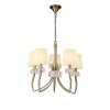 Suspension LOEWE Laiton antique  E14 5x13W 66cm MANTRA 4731
