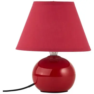 Lampe à poser PRIMO 1x40W E14 ROUGE BRILLIANT 61047/01