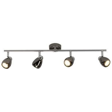 Plafonnier MILANO LED 4x3W GU10 CHROME NOIR BRILLIANT G21732/76