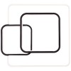 Plafonnier REZIA 1x32W Blanc Noir BRILLIANT G99387_75