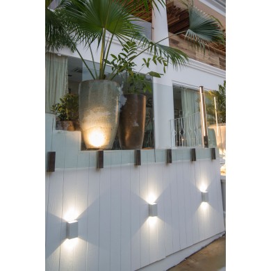 Applique Murale ext LING Led 6W BLANC FARO 70813