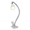 Lampe de bureau à fixation pince ANTHONY 1x2 4W LED intégrée ACIER BLANC BRILLIANT G92936/05