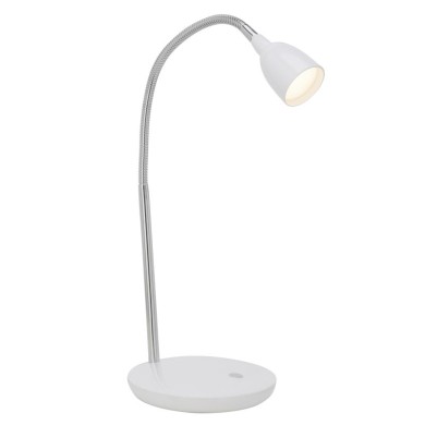 Lampe de bureau ANTHONY 1x2 4W LED intégrée ACIER BLANC BRILLIANT G92935/05