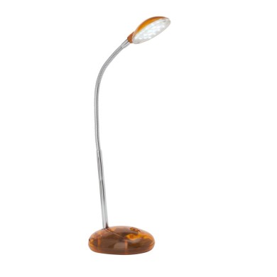Lampe de bureau TIMMI 1x2W LED intégrée TRANSPARENT ORANGE BRILLIANT G92927/07