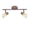 Plafonnier à 2 lumières LUCA 2x40W E14 CUIVRE VIELLI BRILLIANT 35813/56