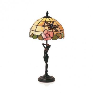 Lampe style Tiffany LIBELLULE 1xE14 D25 MYTIFFANY L60CT216