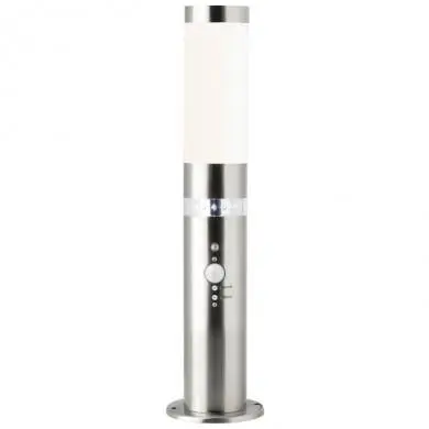 Borne extérieur BOLE acier 12x0,07W capteur IR BRILLIANT G46789/82