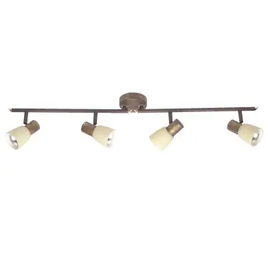 Plafonnier à 4 lumières LUCA 4x40W E14 CUIVRE VIELLI BRILLIANT 35832/56