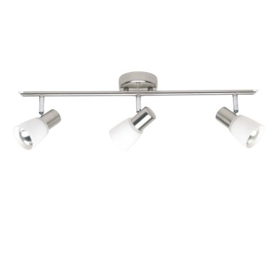 Plafonnier à 3 lumières LUCA 3x40W E14 ACIER CHROME BRILLIANT 35816/77
