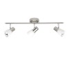 Plafonnier à 3 lumières LUCA 3x40W E14 ACIER CHROME BRILLIANT 35816/77