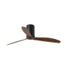 Ventilateur de plafond Mini Tube 128cm Noir Mat Bois FARO 32042