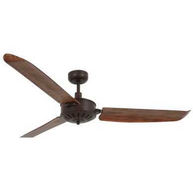Ventilateur de plafond Carolina 142cm Bronze Acajou BOUTICA DESIGN 211017