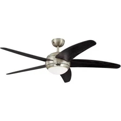 Ventilateur de plafond Bendan 132cm Chromé Wengé WESTINGHOUSE 7255740