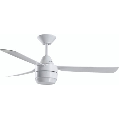 Ventilateur de plafond avec lampe Calypso 122cm Blanc BOUTICA DESIGN 213016