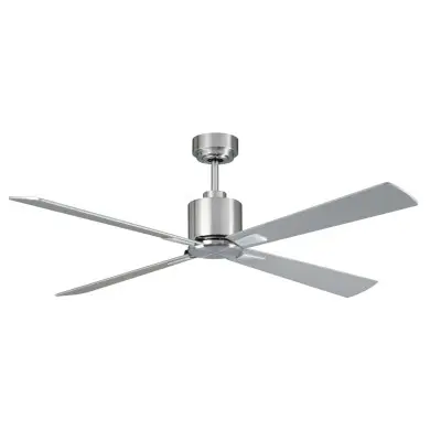 Ventilateur de plafond Climate 132cm Chromé Argenté BOUTICA DESIGN 210520