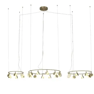 Suspension SHELL LED Intégrée 120W Or  MANTRA 7355