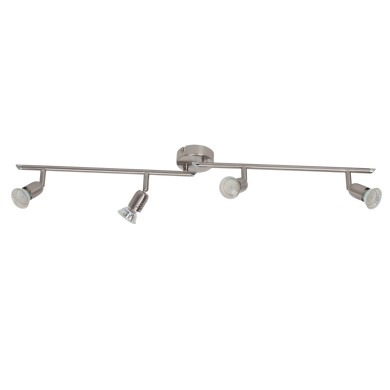 Plafonnier LOONA 4x3W GU10 ACIER BRILLIANT G28832/13